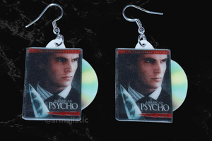 American Psycho (2000) DVD 2D detailed Handmade Earrings!