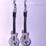 Guitar Hero III Legends of Rock Wii Guitar Controller 2D detailed Handmade Earrings!