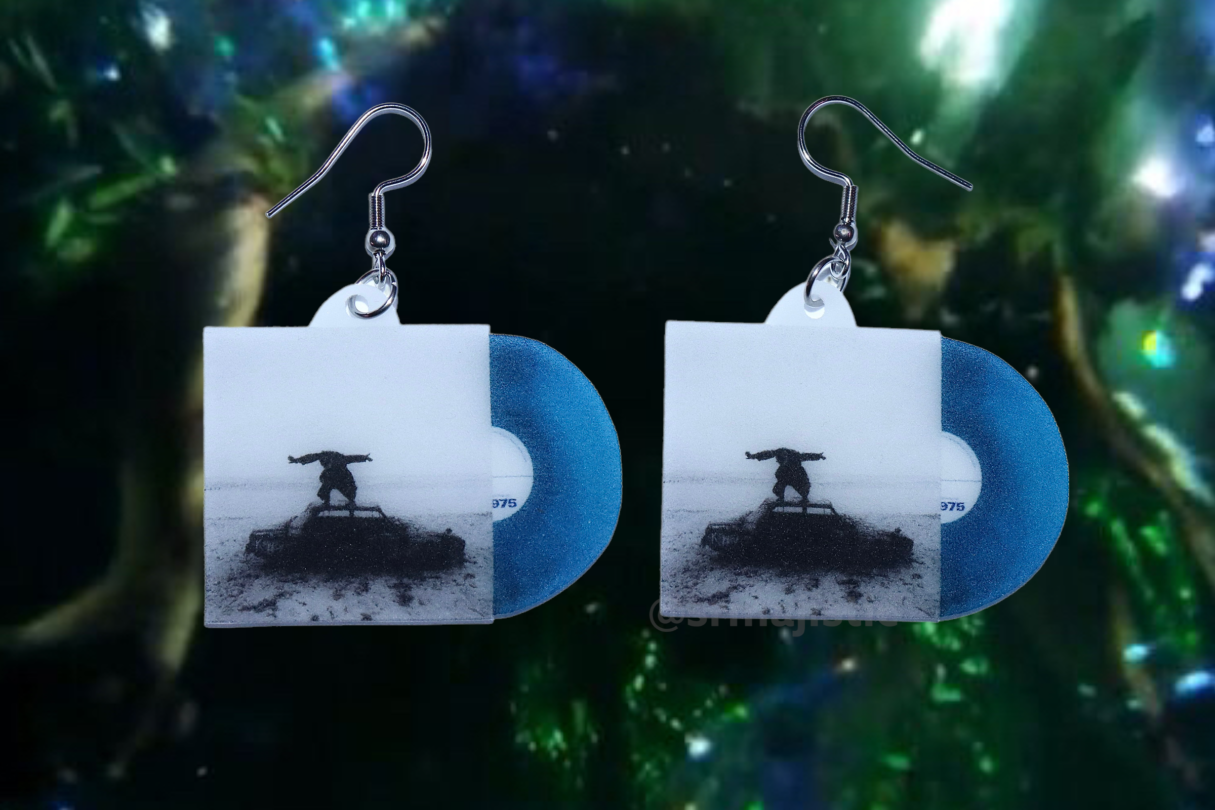 The 1975 Being Funny in a Foreign Language Vinyl Album Handmade Earrings!