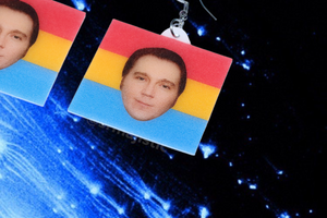 Paul Dano Says Gay Rights Pride Flag Handmade Earrings!
