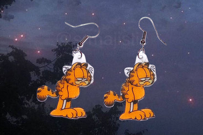 Garfield Character Collection of Cute Detailed Handmade Earrings!