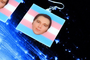 Paul Dano Says Gay Rights Pride Flag Handmade Earrings!