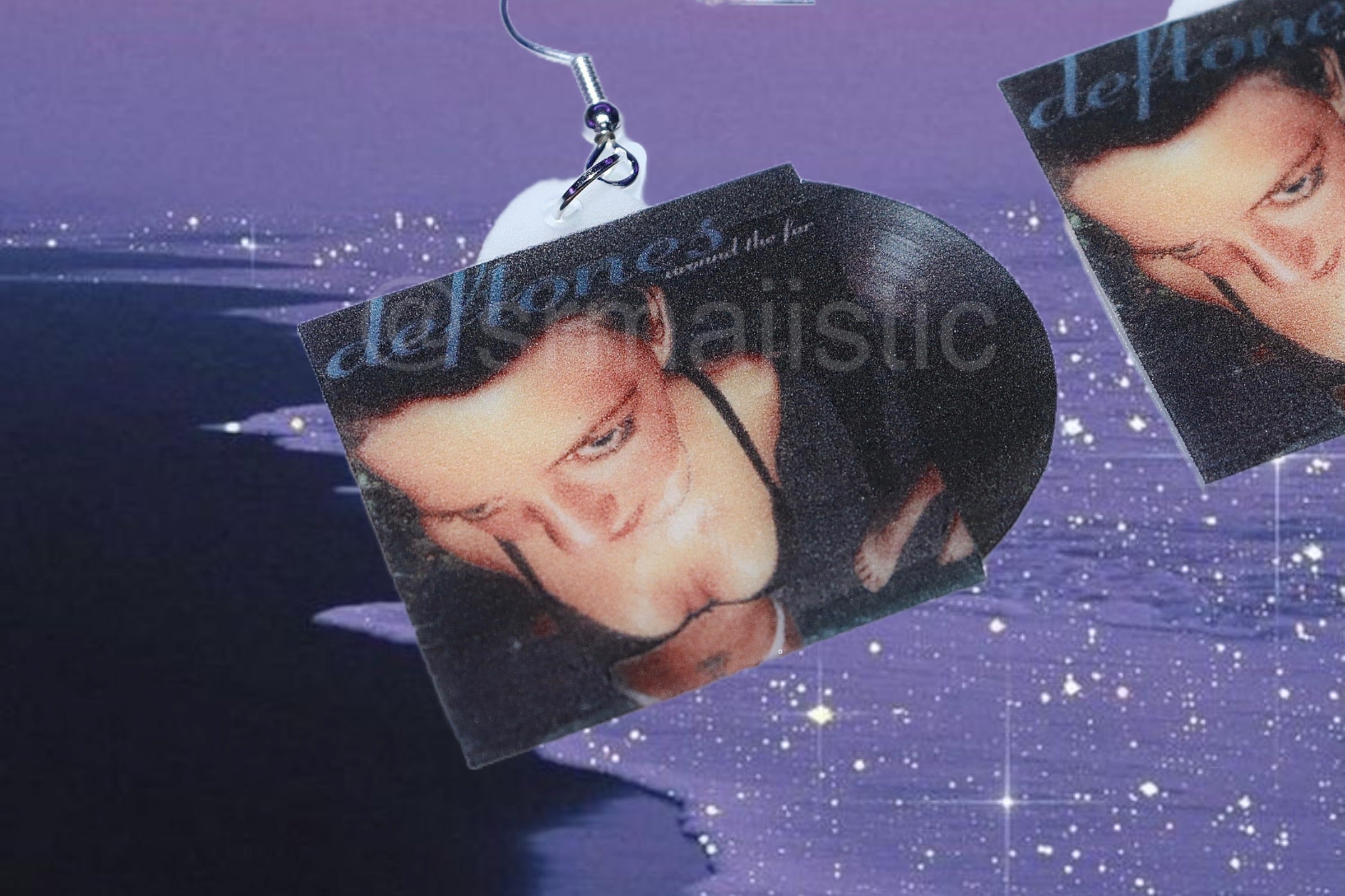 Deftones Around the Fur Vinyl Album Handmade Earrings!