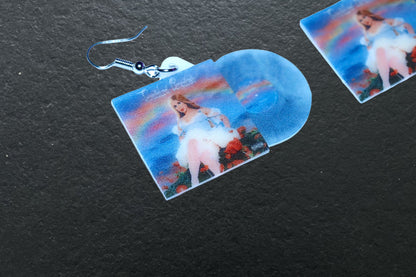 Slayyyter Troubled Paradise Vinyl Handmade Earrings!