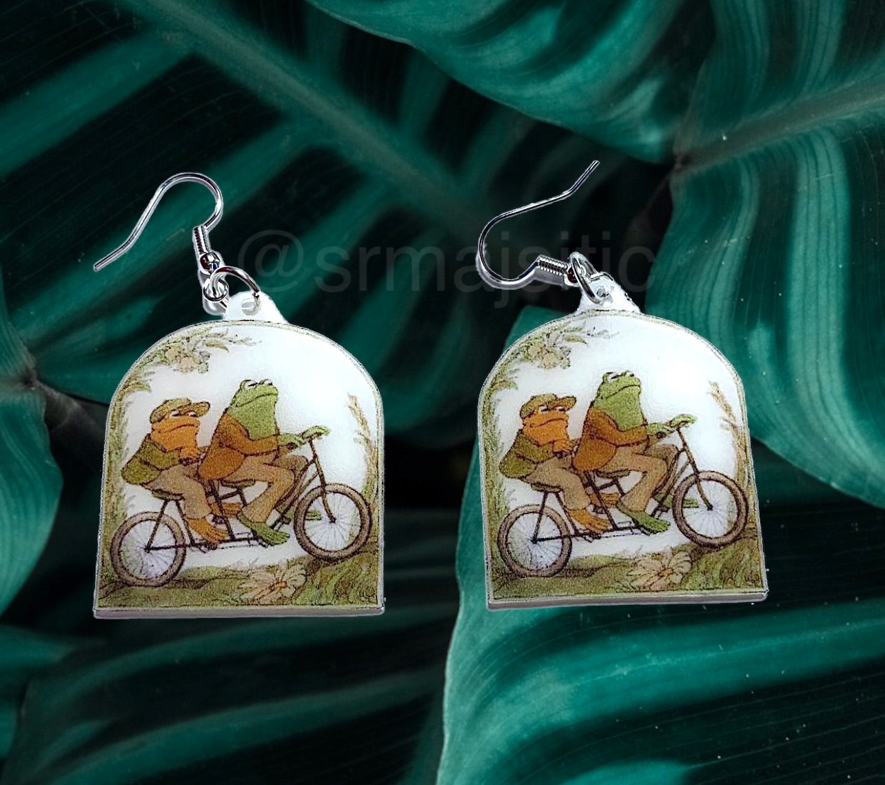 Frog and Toad Character Handmade Earrings!