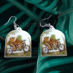 Frog and Toad Character Handmade Earrings!