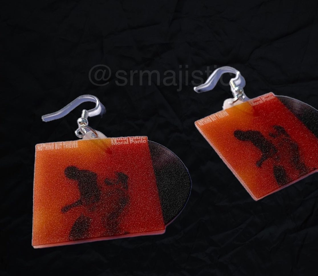 Nothing But Thieves Moral Panic Vinyl Album Handmade Earrings!