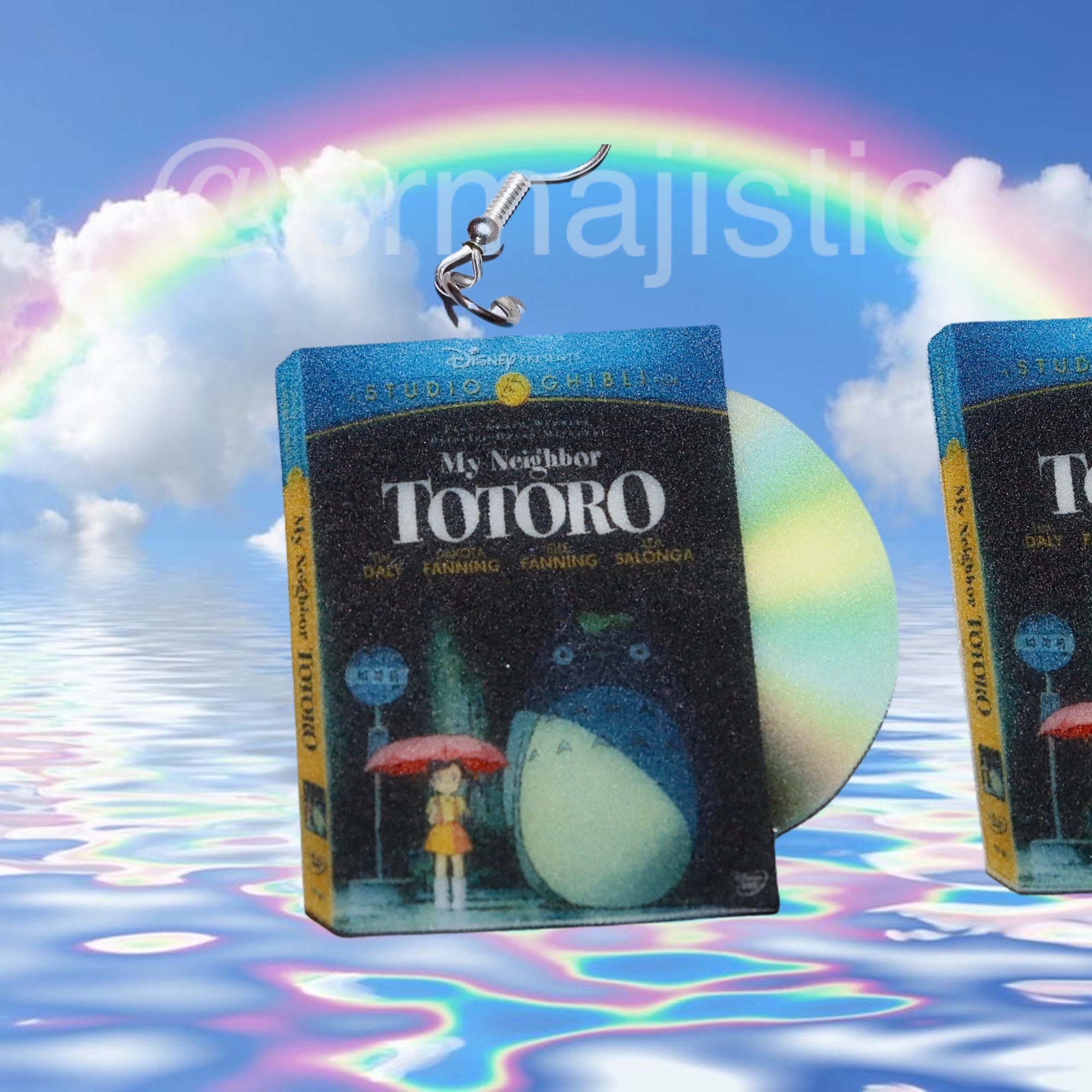 My Neighbor Totoro (1988) DVD 2D detailed Handmade Earrings!