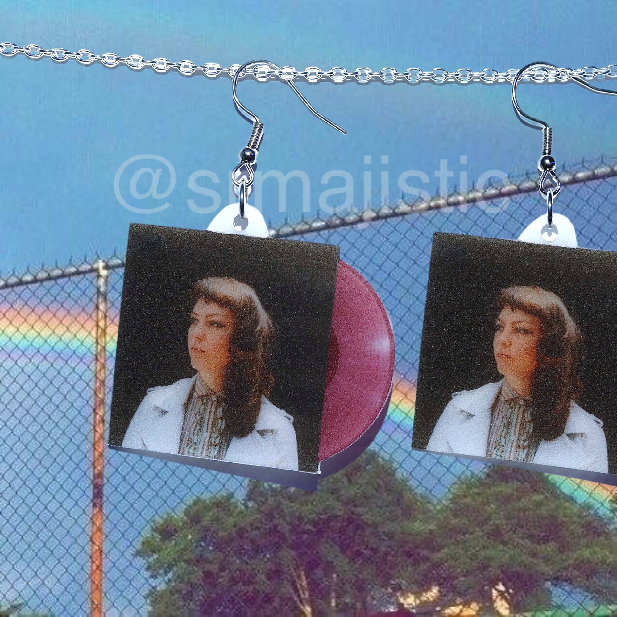 Angel Olsen My Woman Vinyl Album Handmade Earrings!