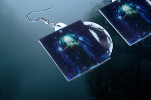 Mothica Nocturnal Vinyl Album Handmade Earrings!