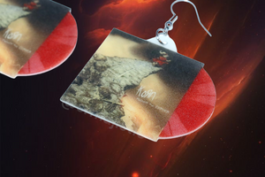 Korn Follow the Leader Vinyl Album Handmade Earrings!