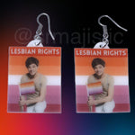 Louis Tomlinson Says Lesbian Rights Pride Flag Handmade Earrings!