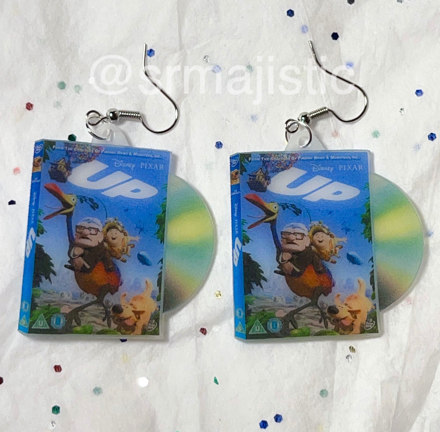 Up (2009) DVD 2D detailed Handmade Earrings!