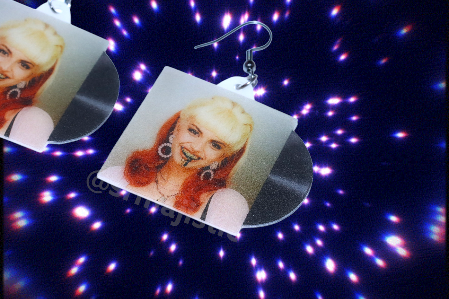 Rebecca Black Rebecca Black Was Here Vinyl Album Handmade Earrings!