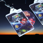 Super Mario Galaxy Wii Game 2D detailed Handmade Earrings!