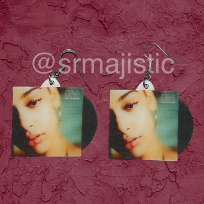 Jorja Smith Lost & Found Vinyl Album Handmade Earrings!