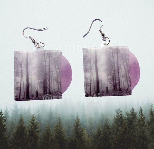 Taylor Swift Folklore Vinyl Album Handmade Earrings!