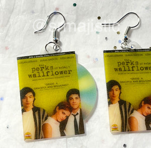 Perks of Being a Wallflower (2012) DVD 2D detailed Handmade Earrings!