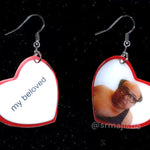 Danny DeVito Trash Man My Beloved Character Locket Heart 2D detailed Handmade Earrings!
