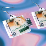 Nintendogs Nintendo DS Game 2D detailed Handmade Earrings!