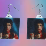 Halsey Covered in Blood Livestream Performance Outfit Handmade Earrings!