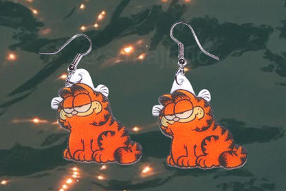Garfield Character Collection of Cute Detailed Handmade Earrings!