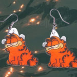 Garfield Character Collection of Cute Detailed Handmade Earrings!