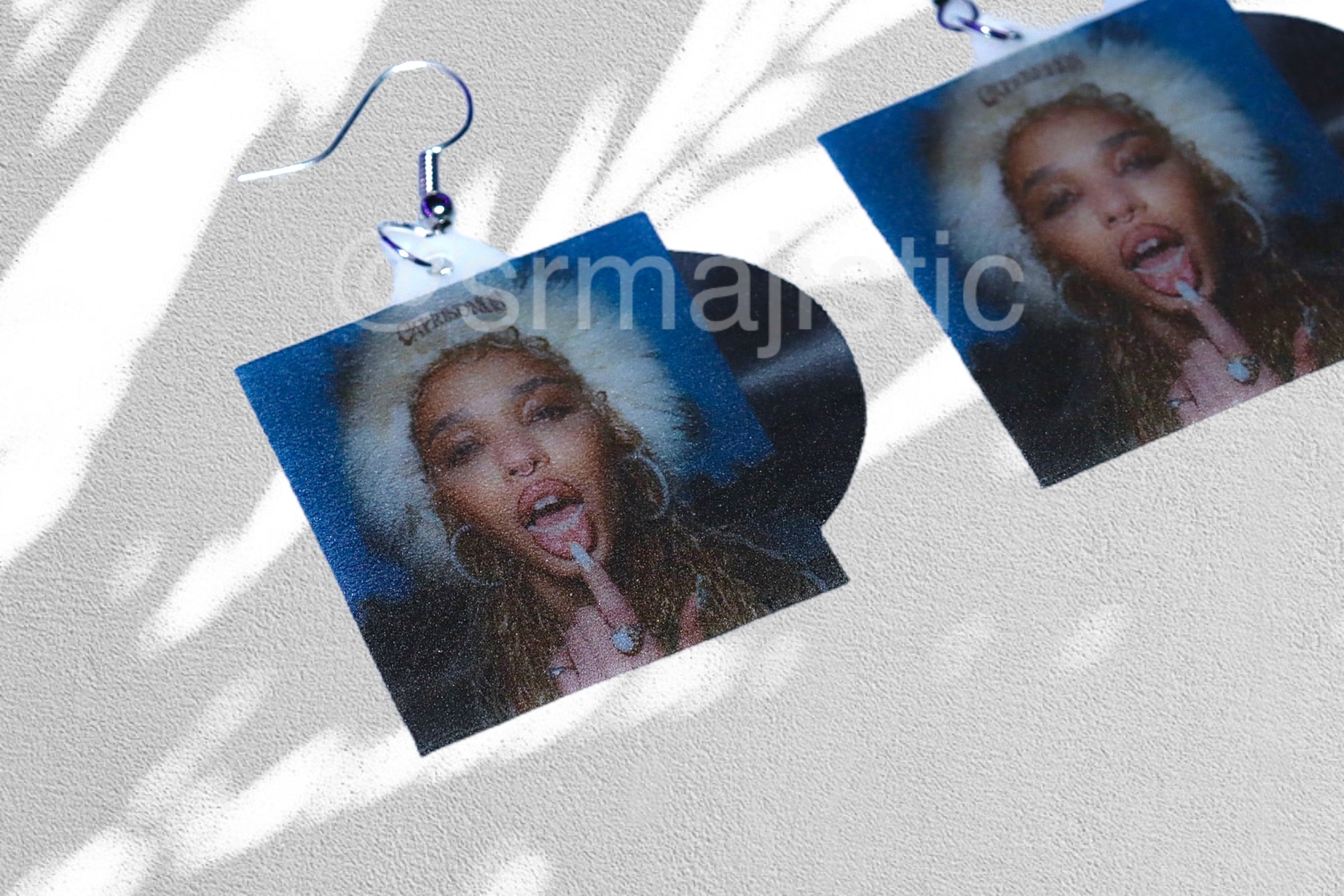FKA Twigs Caprisongs Vinyl Album Handmade Earrings!