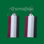 PRIDE Flag Cute 2D Handmade Earrings!