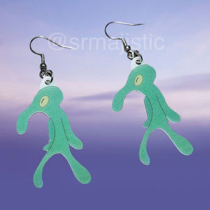 Bold and Brash Spongebob Cute Character Handmade Earrings!