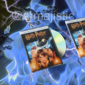 Harry Potter and the Sorcerer’s Stone (2001) DVD 2D detailed Handmade Earrings!