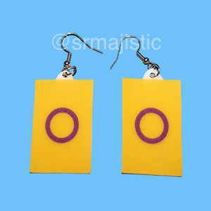 PRIDE Flag Cute 2D Handmade Earrings!