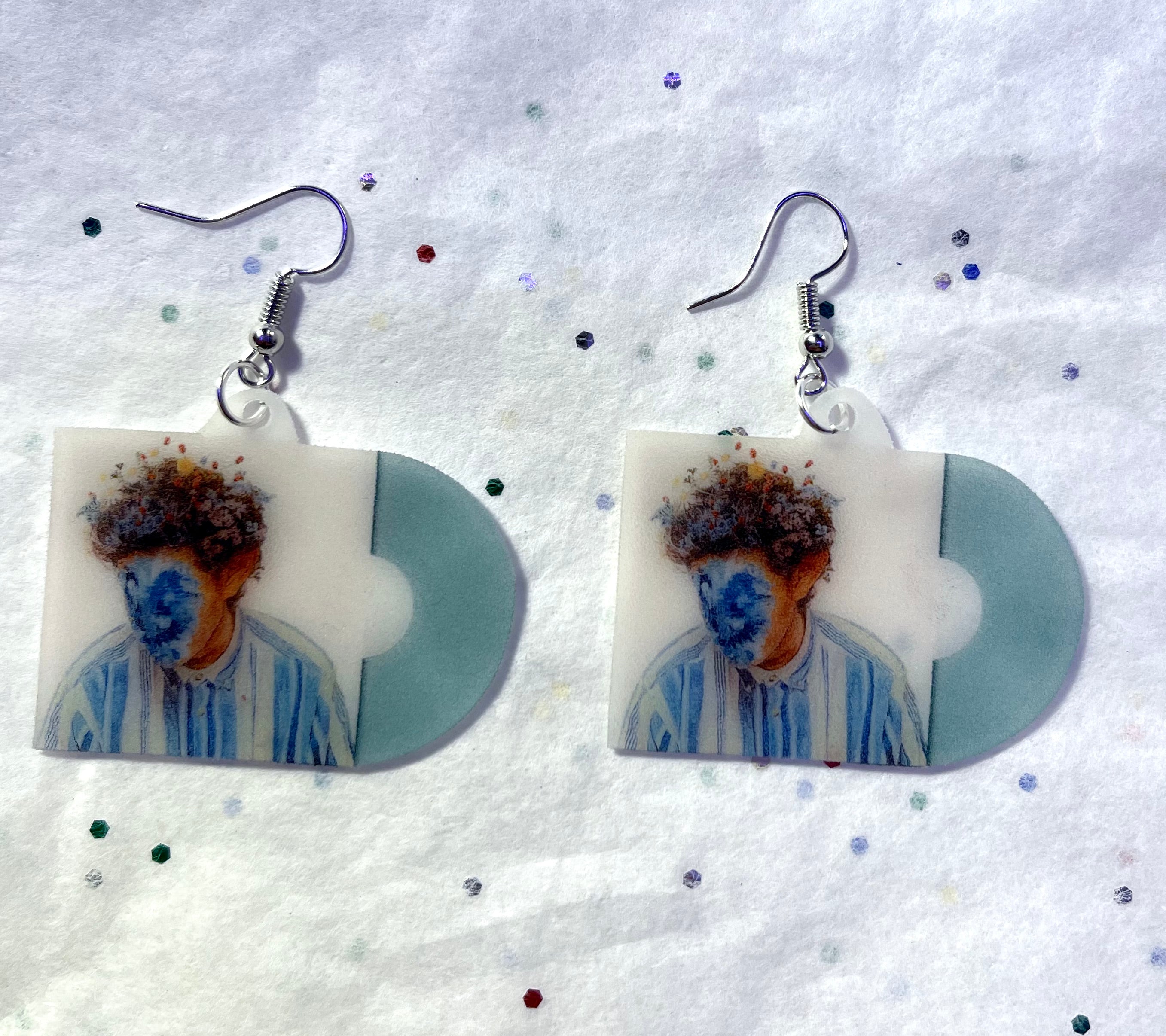 Hobo Johnson the Fall of Hobo Johnson Vinyl Album Handmade Earrings!