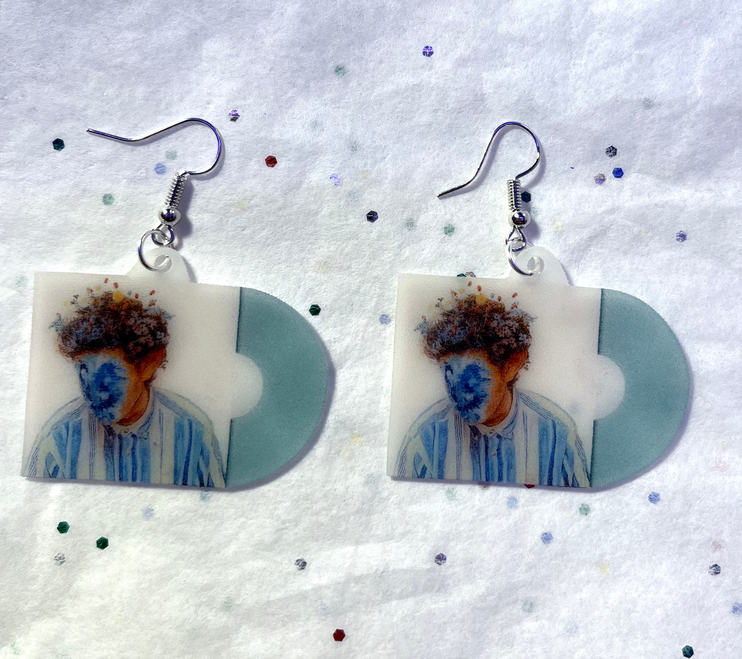 Hobo Johnson the Fall of Hobo Johnson Vinyl Album Handmade Earrings!