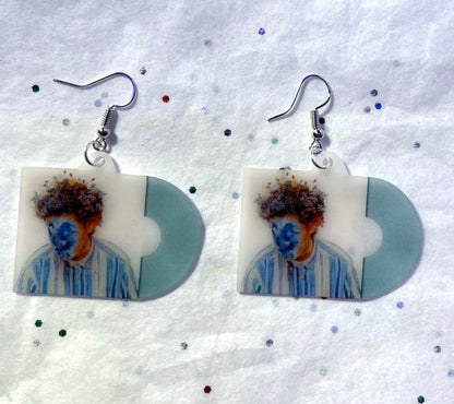 Hobo Johnson the Fall of Hobo Johnson Vinyl Album Handmade Earrings!