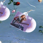 Miley Cyrus the Time of Our Lives Vinyl Album Handmade Earrings!