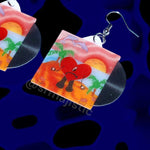 Bad Bunny Un Verano Sin Ti Vinyl Album Handmade Earrings!