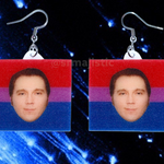 Paul Dano Says Gay Rights Pride Flag Handmade Earrings!