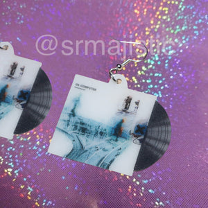 Radiohead OK Computer Vinyl Album Handmade Earrings!