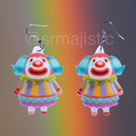 Pietro Clown Villager Animal Crossing Character Cute Handmade Earrings!