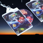 Super Mario Galaxy Wii Game 2D detailed Handmade Earrings!