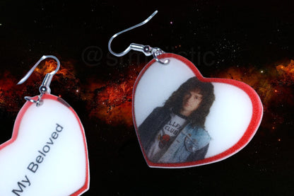 Stranger Things Eddie Munson Character Handmade Earrings!