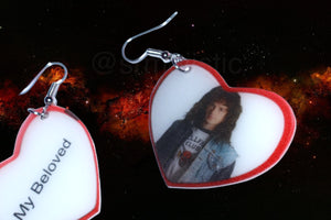 Stranger Things Eddie Munson Character Handmade Earrings!