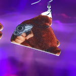 Violent Djungelskog with Weapon Detailed Earrings!
