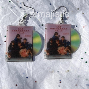 The Breakfast Club (1985) DVD 2D detailed Handmade Earrings!