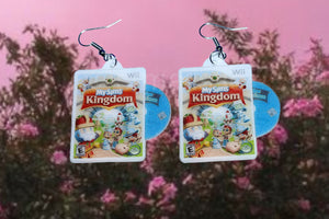 My Sims Kingdom Wii Game 2D detailed Handmade Earrings!