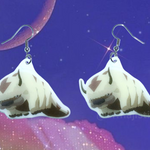 Appa from Avatar the Last Airbender Cute 2D detailed Handmade Earrings!