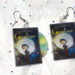 Coraline (2009) DVD 2D detailed Handmade Earrings!