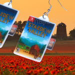 Stardew Valley Nintendo Switch 2D Game detailed Handmade Earrings!