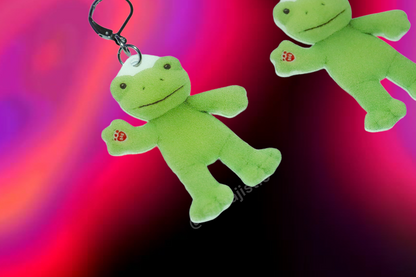 (READY TO SHIP) Build a Bear Frog Cute Handmade Earrings!